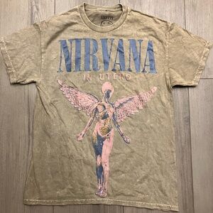 NIRVANA Tan T-Shirt
